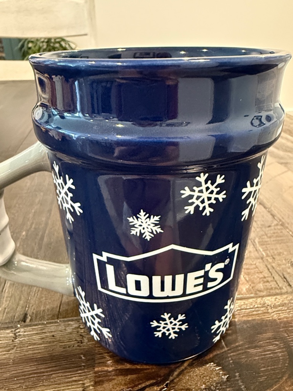 Lowe’s Ceramic Coffee Mug 2025 Limited Edition  Blue Mini Bucket Mug